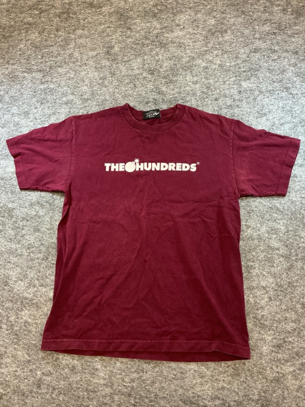 The Hundreds Maroon Band Tee Tee Shirt A3